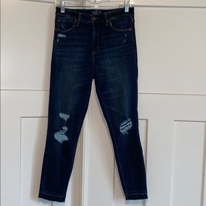 Abercrombie Simone high rise ankle jeans